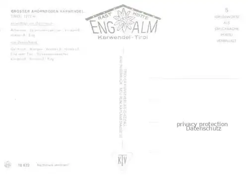 AK / Ansichtskarte  Grosser Ahornboden Karwendel Tirol Landschaftspanorama