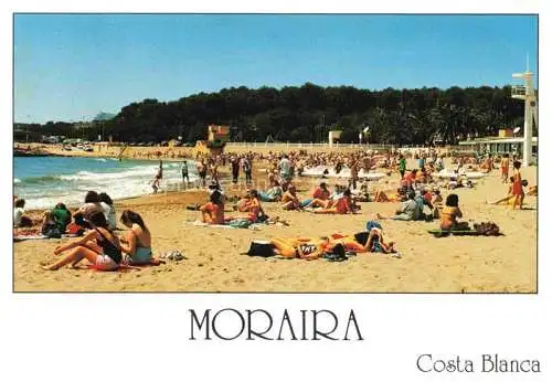 AK / Ansichtskarte  Moraira Alicante ES Playas Strandleben