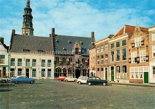 AK / Ansichtskarte  Middelburg  Zeeland NL Damplein met Gistpoort