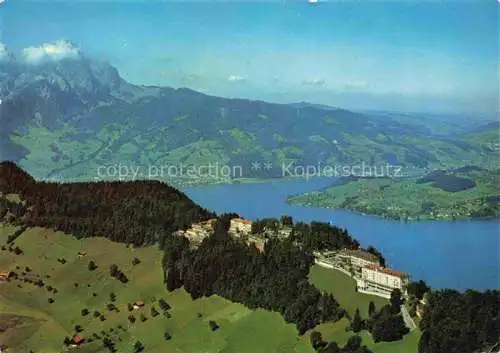 AK / Ansichtskarte  Buergenstock Vierwaldstaettersee NW Buergenstock Hotels Blick gegen Pilatus