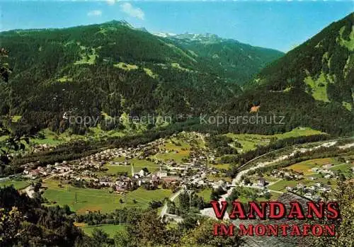 AK / Ansichtskarte  Vandans Vorarlberg AT Panorama Blick ins Tal