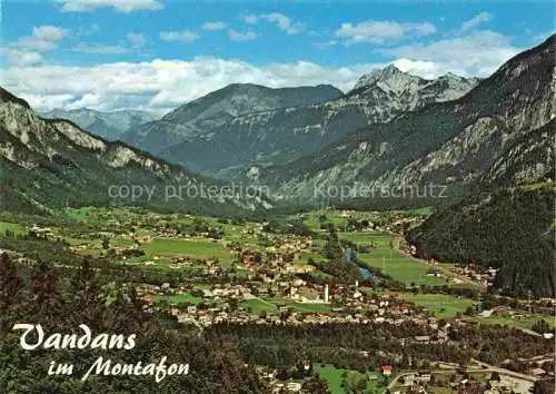 AK / Ansichtskarte  Vandans Vorarlberg AT Panorama Blick ins Tal Blick gegen Hoher Frassen und Elsspitzen Montafon