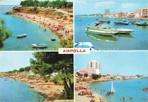 AK / Ansichtskarte  Ampolla Diversos aspectos de la ciudad Playa Puerto