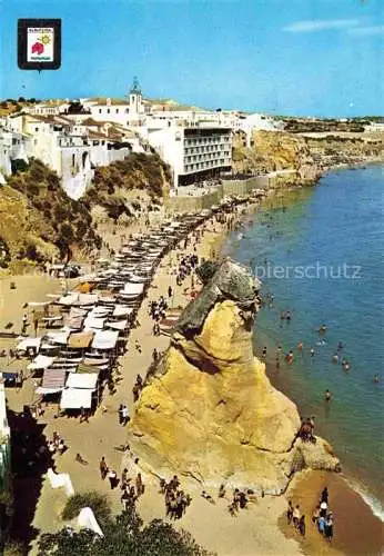 AK / Ansichtskarte  Albufeira PT Vista general da praia Strand