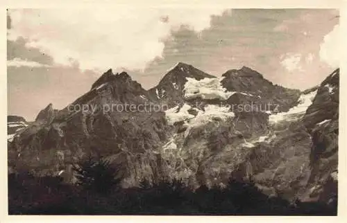 AK / Ansichtskarte  Fruendenhorn 3369m Muerren BE Gebirgspanorama Berner Alpen