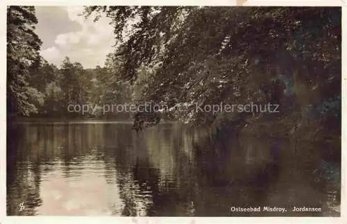 AK / Ansichtskarte  MISDROY Ostseebad Miedzyzdroje PL Partie am Jordansee