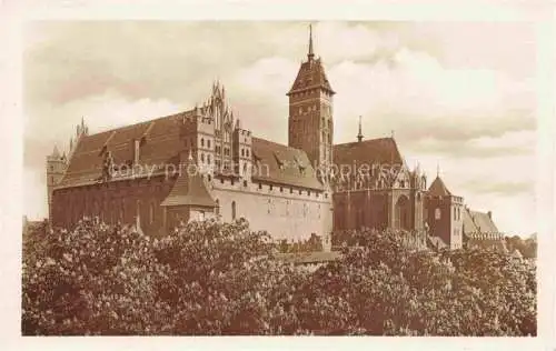 AK / Ansichtskarte  Marienburg   Westpreussen MALBORK PL Hochschloss Suedost-Ansicht