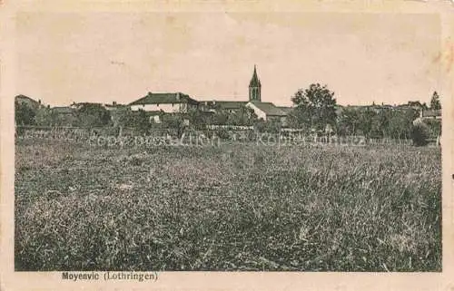 AK / Ansichtskarte  Moyenvic Medewich 57 Moselle Panorama Feldpost