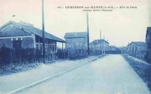 AK / Ansichtskarte  Ormesson-sur-Marne 94  Val-de-Marne Reve de Paris Avenue Henri Peuteuil