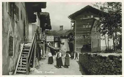 AK / Ansichtskarte  Evolene Herens VS Dorfmotiv