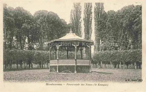 AK / Ansichtskarte  Montereau -Fault-Yonne 77 Seine-et-Marne Promenade des Noues le Kiosque