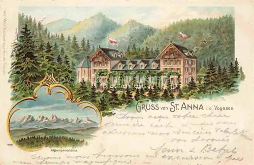 AK / Ansichtskarte  St Anna Sulz Soultz 68 Haut-Rhin Alpenpanorama Hotel St Anna