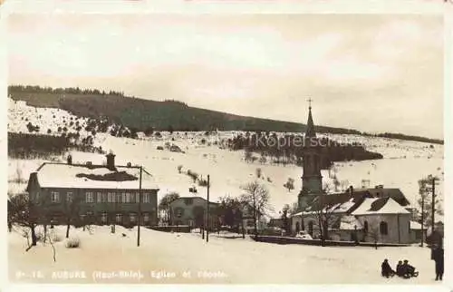 AK / Ansichtskarte  Aubure Altweier 68 Haut Rhin Eglise et l'ecole