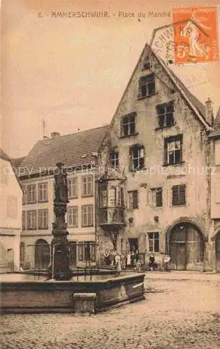 AK / Ansichtskarte  Ammerschwihr Ammerschweier 68 Haut-Rhin Place du Marche