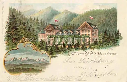 AK / Ansichtskarte  St Anna Sulz Soultz 68 Haut-Rhin St Anna Hotel Alpenpanorama