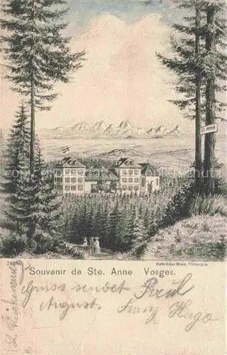 AK / Ansichtskarte  St Anna Sulz Soultz 68 Haut-Rhin Souvenir de Ste Anne