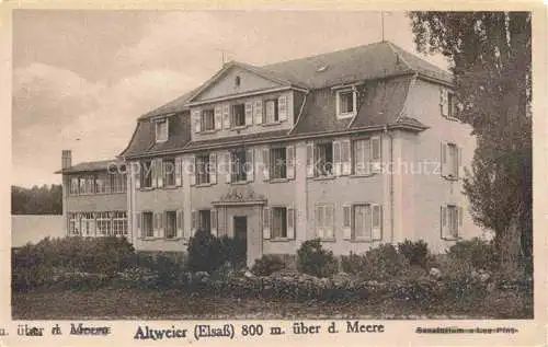 AK / Ansichtskarte  Altweier Aubure 68 Haut-Rhin Sanatorium Les Pins