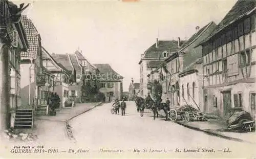 AK / Ansichtskarte  DANNEMARIE  Dammerkirch Alsace 68 Haut-Rhin Rue St Leonard