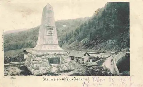 AK / Ansichtskarte  Alfeld la Ville Sewen 68 Haut-Rhin Stauweier Alfeld Denkmal