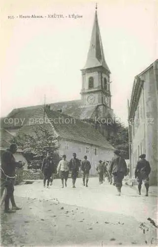 AK / Ansichtskarte  Kruth Krueth 68 Haut-Rhin Eglise