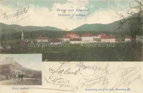 AK / Ansichtskarte  Altweier Aubure 68 Haut-Rhin Souvenir d'Aubure Hotel Raffner