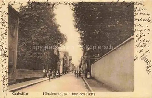 AK / Ansichtskarte  Guebwiller Elsass 68 Haut-Rhin Hirschenstrasse Rue des Cerfs