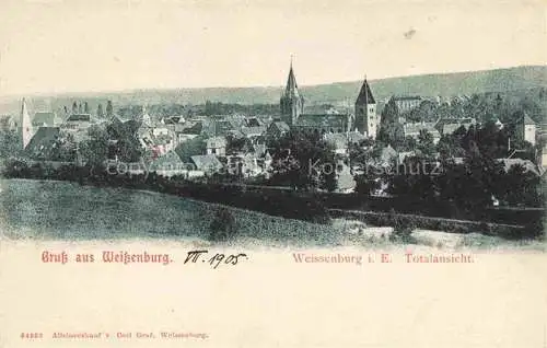 AK / Ansichtskarte  Wissembourg Weissenburg Alsace 67 Bas-Rhin Totalansicht