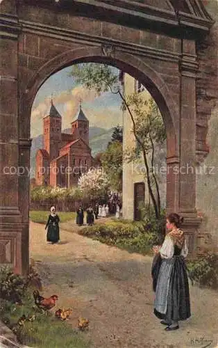 AK / Ansichtskarte HOFFMANN__Heinrich_Kuenstlerkarte Murbach 68  