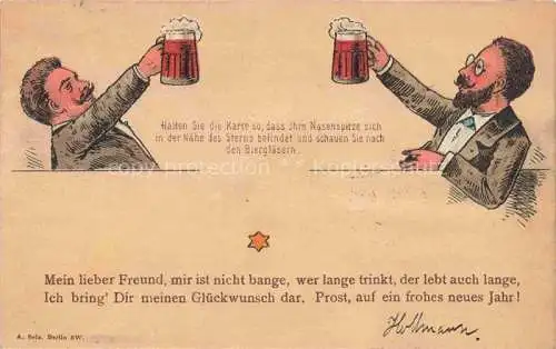 AK / Ansichtskarte  Bier Beer Biere Prost frohe neues Jahr