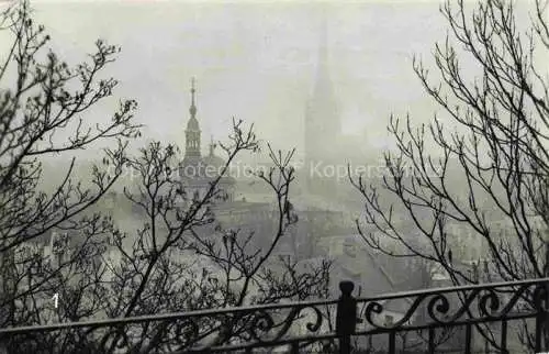 AK / Ansichtskarte  Wollin  Wolin Pommern PL Blick ueber die Stadt im Nebel