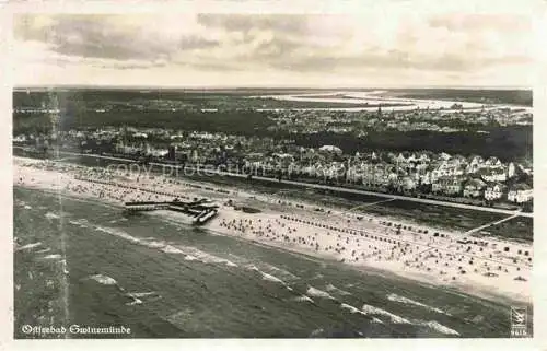 AK / Ansichtskarte  Swinemuende SWINOUJSCIE PL Panorama Ostseebad Strand