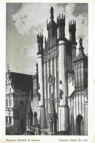 AK / Ansichtskarte  Warschau WARSZAWA PL Kathedrale Hl. Johannes