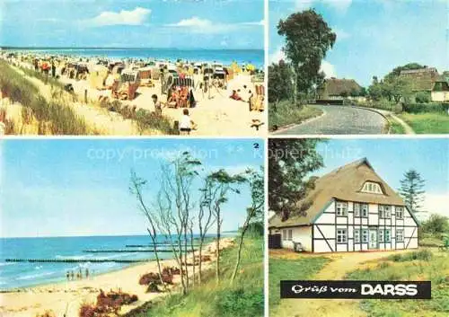 AK / Ansichtskarte  Darss Region Ostsee Ostseebad Prerow Weststrand Luftkurort Born und Wieck