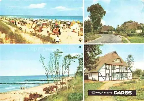 AK / Ansichtskarte  Darss Region Ostsee Ostseebad Prerow Weststrand Luftkurort Born und Wieck