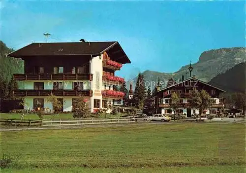 AK / Ansichtskarte  St Ulrich Pillersee Tirol AT Sommerfrische Blick gegen Steinplatte Pension Hubertushof Gasthaus Adlerwirt