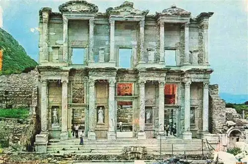 AK / Ansichtskarte  Izmir Smyrne Smyrna TK The Library of Celsus Bibliothek Ruine Antike Staette