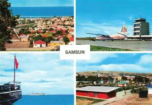 AK / Ansichtskarte  Samsun Panorama Flughafen Hafen Messe