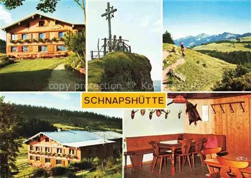 AK / Ansichtskarte  Riefensberg Gasthaus Schnapshuette Kojenhuette Bregenzerwald