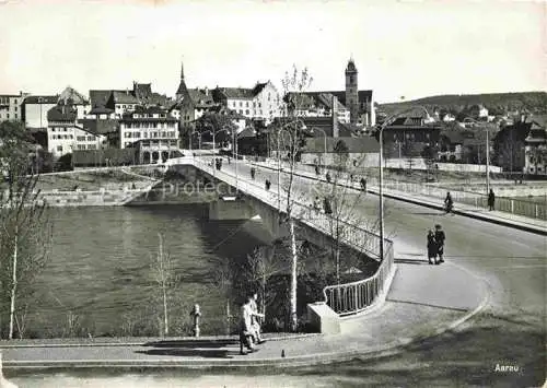 AK / Ansichtskarte  AARAU AG Aare-Bruecke