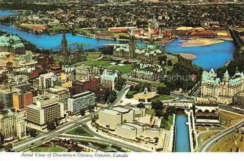 AK / Ansichtskarte  Ottawa Canada Aerial view of downtown