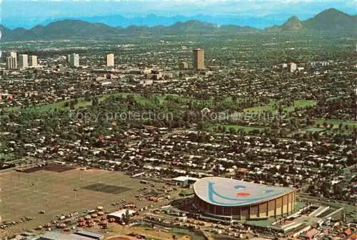 AK / Ansichtskarte  PHOENIX Arizona USA Arizona Veterans Memorial Coliseum aerial view