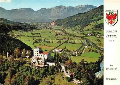 AK / Ansichtskarte  Itter Schloss Tirol AT Panorama Brixental Schloss Alpen