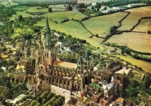 AK / Ansichtskarte  Autun 71 Saone-et-Loire Vue aérienne sur la Cathédrale St. Lazare XIIIe siècle