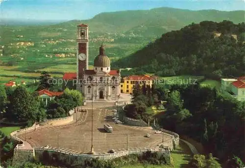 AK / Ansichtskarte  Vicenza Veneto IT Monte Berico Basilica e Piazzale della Vittoria veduta aerea