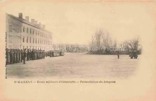 AK / Ansichtskarte  St-Maixent-de-Beugne 79 Deux-Sevres Ecole militaire d'Infanterie Presentation du Drapeau