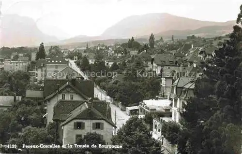 AK / Ansichtskarte  Corcelles Peseux NE et la Trouee de Bourgogne