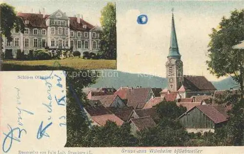 AK / Ansichtskarte  Wuenheim Wuenheim Guebwiller 68 Haut-Rhin Schloss Ollweiler Kirche