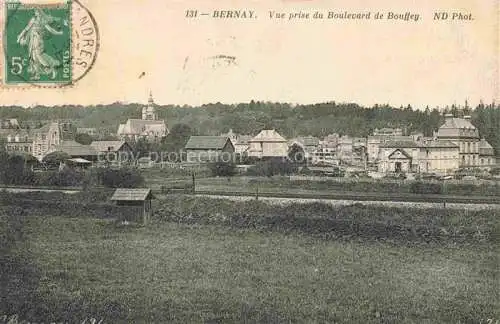 AK / Ansichtskarte  Bernay 27 Eure Vue prise du Boulevard de Bouffey