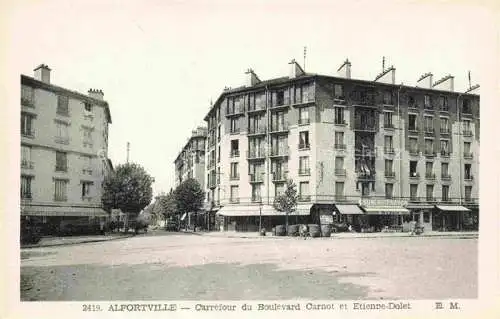 AK / Ansichtskarte  Alfortville 94 Val-de-Marne Carrefour du Boulevard Carnot et Etienne Dolet