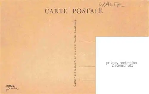 AK / Ansichtskarte  Waltz J J Hansi Kuenstlerkarte Alsace Elsass Maedchen Gaenze